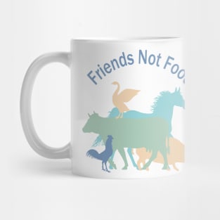 Friends Not Food Mug